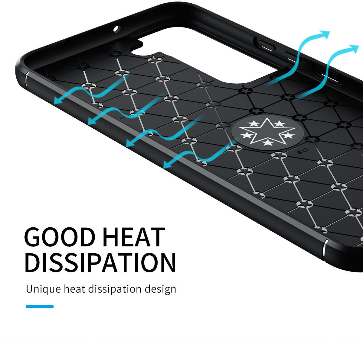 Samsung Galaxy S22 Plus Hoesje Magnetische Ring Kickstand Zwart afbeelding 10
