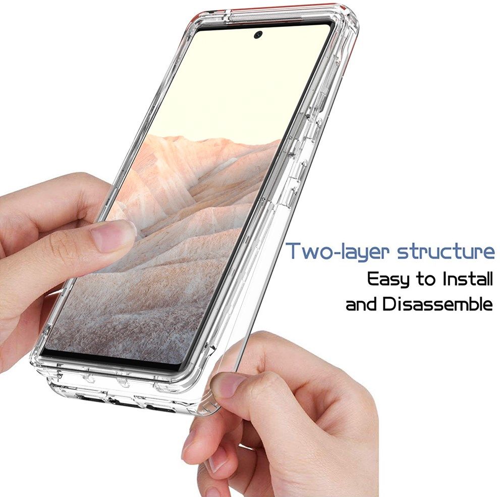 Google Pixel 6 Pro Hoesje Volledig Schokbestendig Cover Transparant afbeelding 6