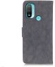 KHAZNEH Motorola Moto E20 / E40 Hoesje Portemonnee Book Case Zwart