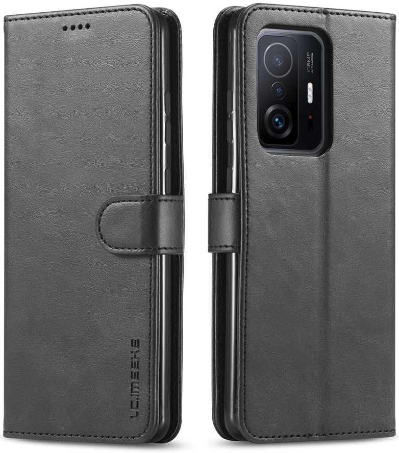 LC.IMEEKE Xiaomi 11T / 11T Pro Hoesje Portemonnee Book Case Zwart afbeelding 3
