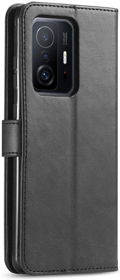 LC.IMEEKE Xiaomi 11T / 11T Pro Hoesje Portemonnee Book Case Zwart afbeelding 2
