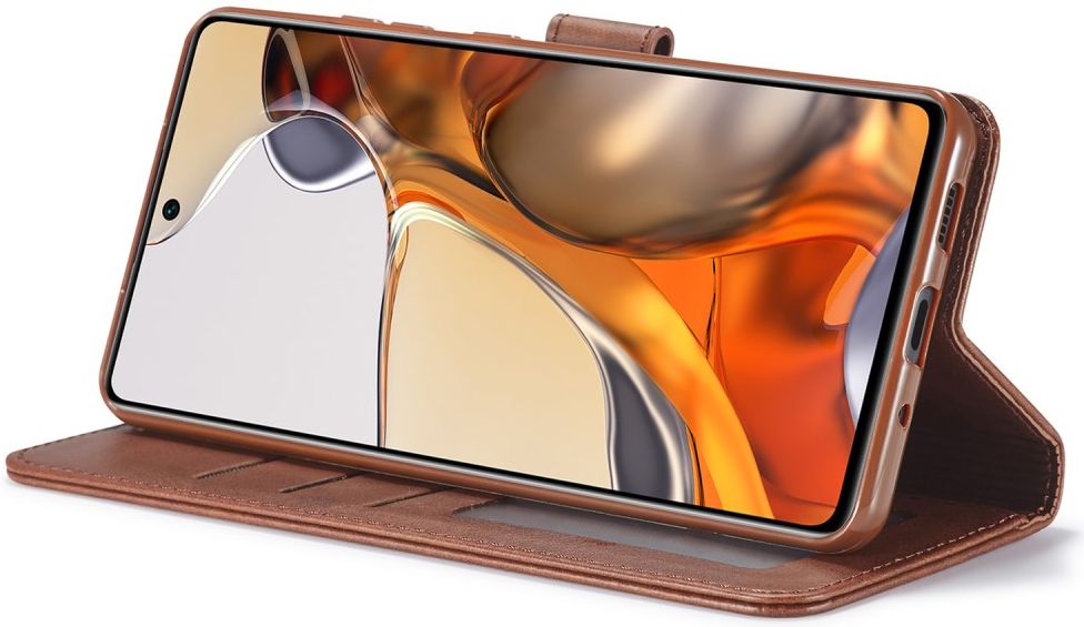 LC.IMEEKE Xiaomi 11T / 11T Pro Hoesje Portemonnee Book Case Zwart afbeelding 6