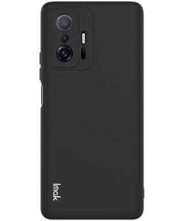 IMAK UC-2 Series Xiaomi 11T / 11T Pro Hoesje Dun TPU Back Cover Zwart Hoesjes