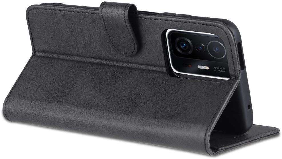 AZNS Xiaomi 11T / 11T Pro Hoesje Wallet Book Case Kunstleer Zwart afbeelding 8