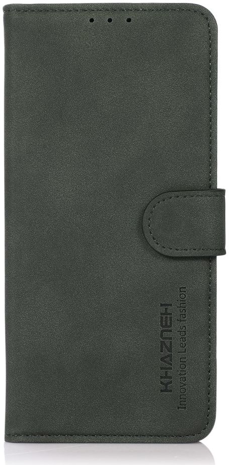 KHAZNEH Nokia G50 Hoesje Retro Wallet Book Case Kunstleer Groen afbeelding 2