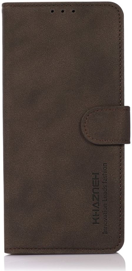 KHAZNEH Nokia G50 Hoesje Retro Wallet Book Case Kunstleer Bruin afbeelding 2