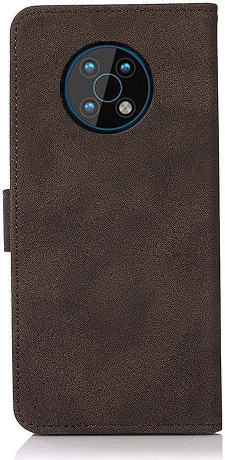 KHAZNEH Nokia G50 Hoesje Retro Wallet Book Case Kunstleer Bruin afbeelding 5
