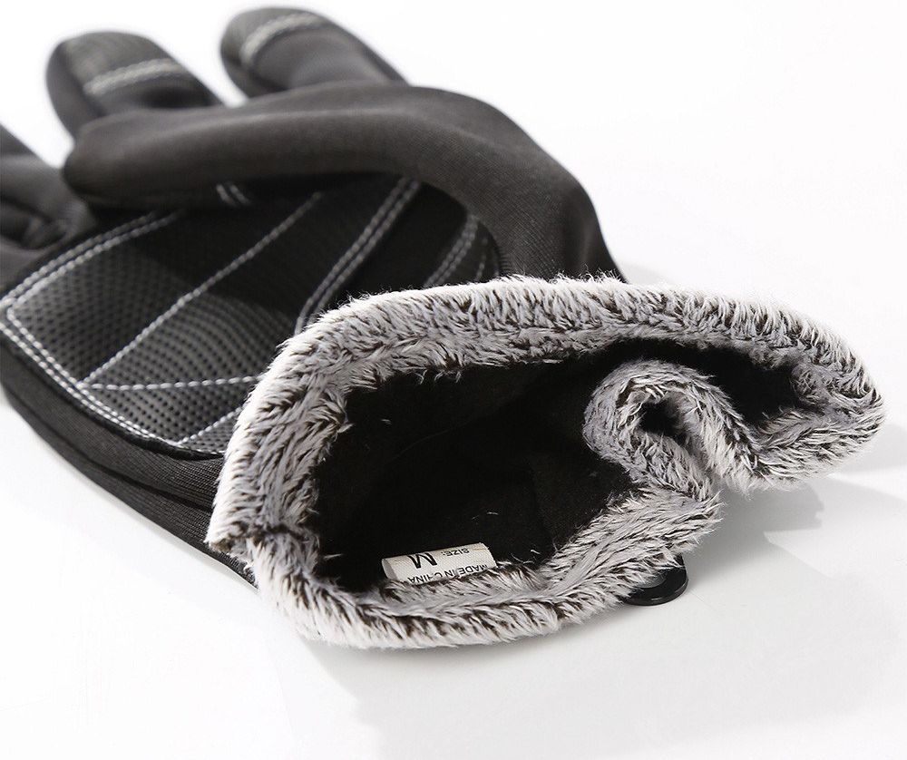 KYNCILOR Winter Handschoenen Touchscreen Wind en Water Proof Zwart M afbeelding 12