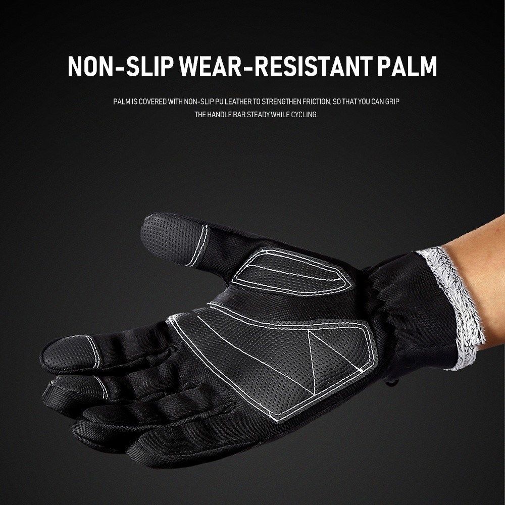 KYNCILOR Winter Handschoenen Touchscreen Wind en Water Proof Zwart M afbeelding 5