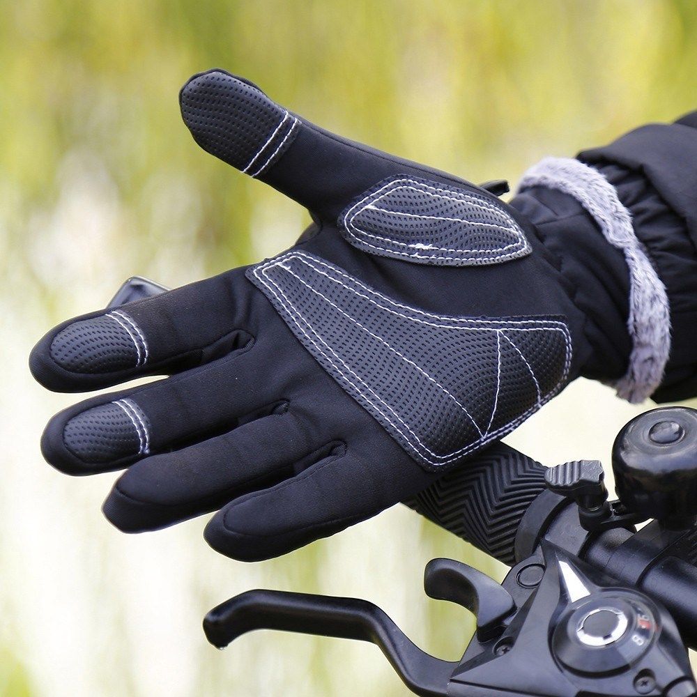 KYNCILOR Winter Handschoenen Touchscreen Wind en Water Proof Zwart M afbeelding 6