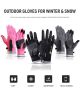 KYNCILOR Winter Handschoenen Touchscreen Wind en Water Proof Grijs L