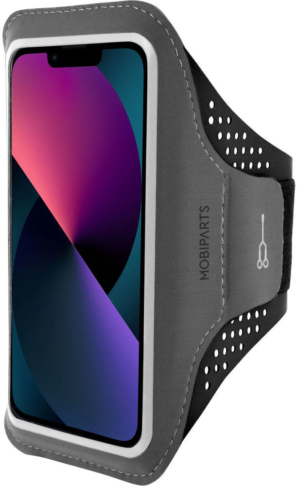 Mobiparts Comfort Fit Armband Apple iPhone 13 Sporthoesje Zwart afbeelding 1