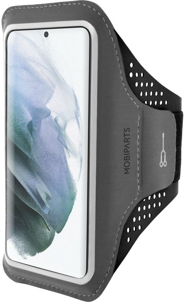 Mobiparts Comfort Fit Armband Samsung S21 Ultra Sporthoesje Zwart afbeelding 1