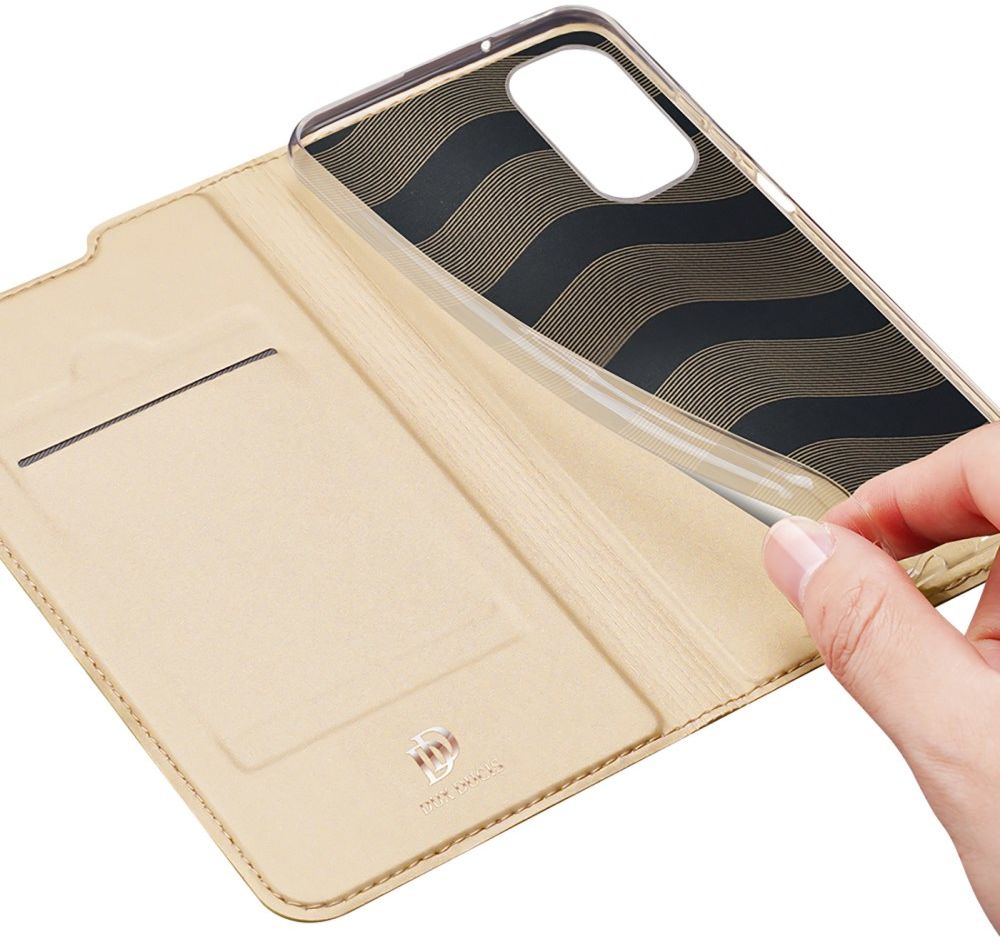 Dux Ducis Skin Pro Series Samsung Galaxy M52 5G Hoesje Goud afbeelding 5