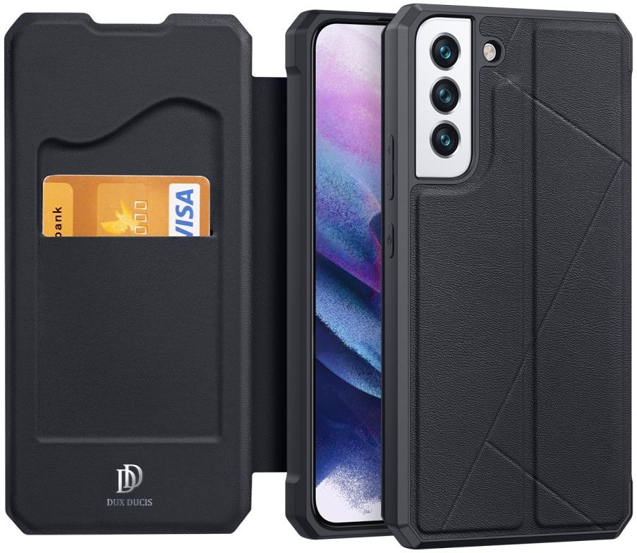 Dux Ducis Skin X Series Samsung Galaxy S22 Hoesje Book Case Zwart afbeelding 1