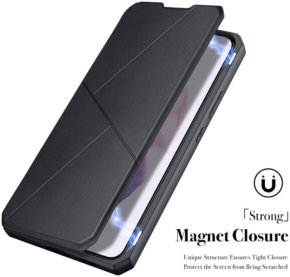 Dux Ducis Skin X Series Samsung Galaxy S22 Hoesje Book Case Zwart afbeelding 5
