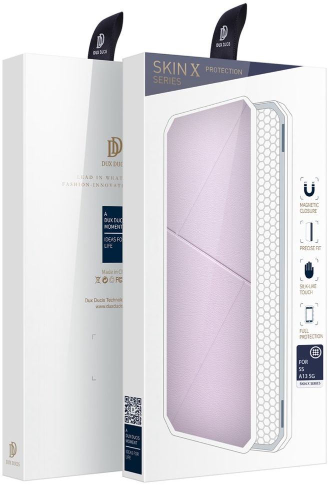 Dux Ducis Skin X Samsung Galaxy A13 5G / A04s Hoesje Book Case Roze afbeelding 10