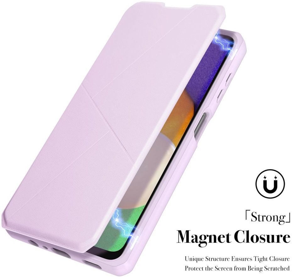 Dux Ducis Skin X Samsung Galaxy A13 5G / A04s Hoesje Book Case Roze afbeelding 4