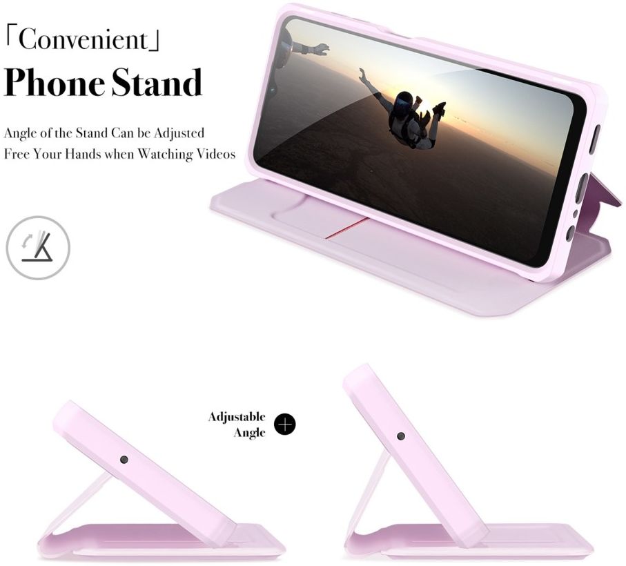 Dux Ducis Skin X Samsung Galaxy A13 5G / A04s Hoesje Book Case Roze afbeelding 7