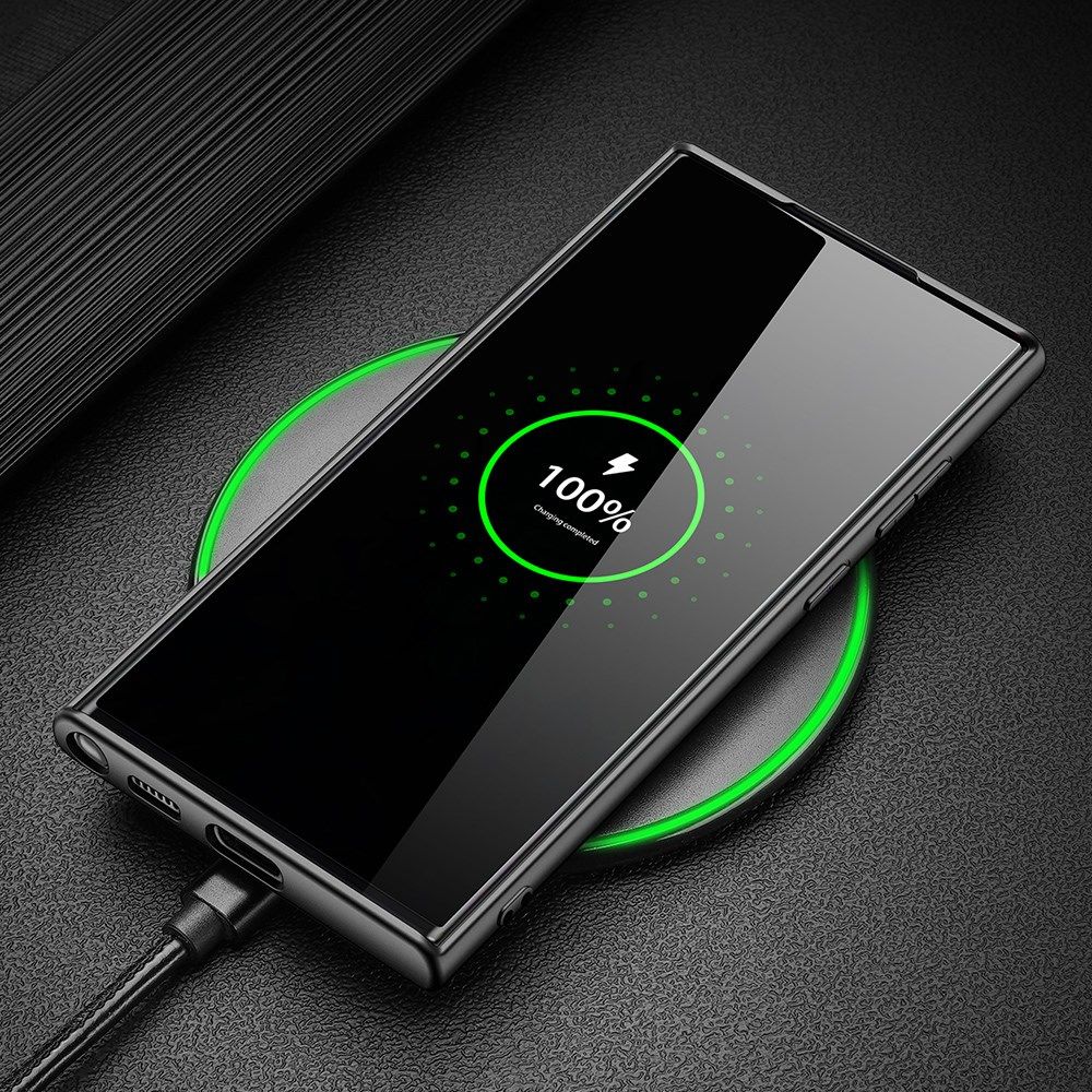 Dux Ducis Fino Series Samsung Galaxy S22 Ultra Hoesje Back Cover Zwart afbeelding 7