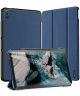Dux Ducis Domo Nokia T20 Hoes Tri-Fold Book Case Blauw