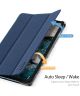 Dux Ducis Domo Nokia T20 Hoes Tri-Fold Book Case Blauw