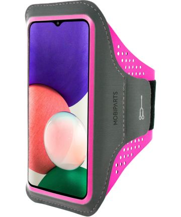 Mobiparts Comfort Fit Armband Samsung Galaxy A22 5G Sporthoesje Roze Sporthoesjes