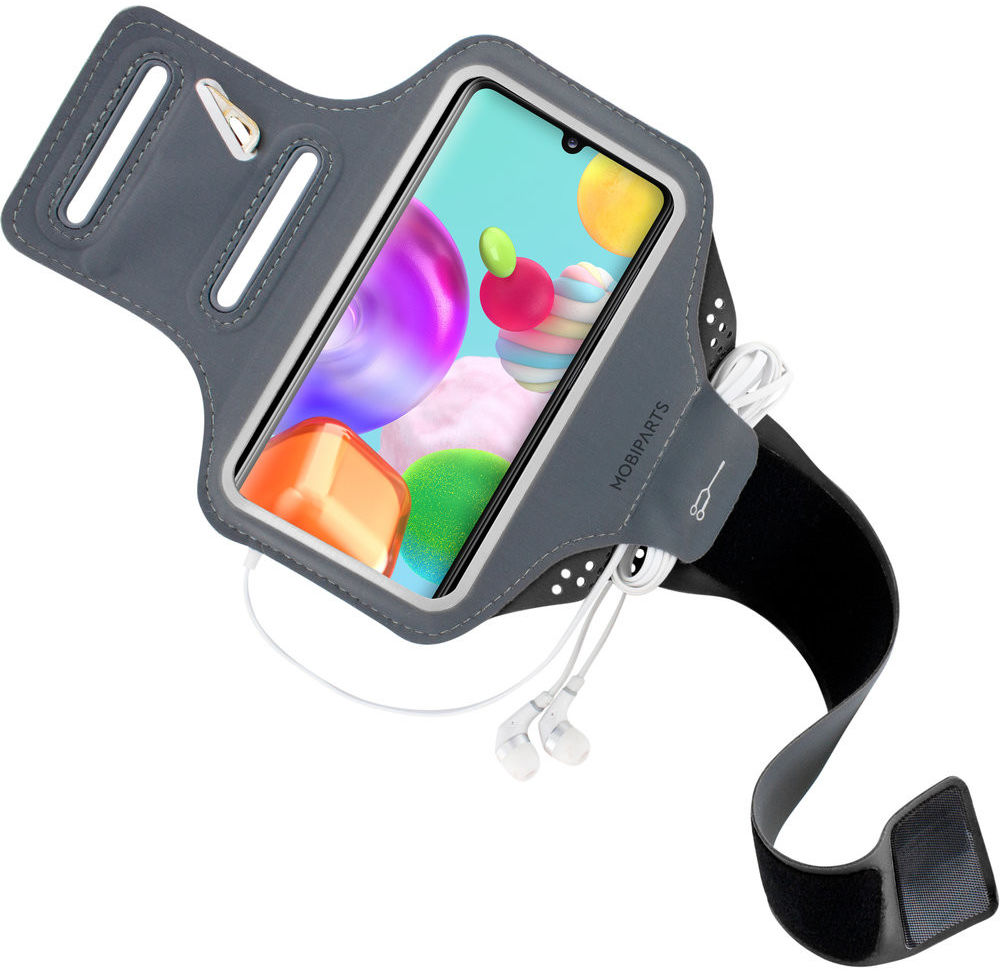 Mobiparts Comfort Fit Armband Samsung Galaxy A41 Sporthoesje Zwart afbeelding 2