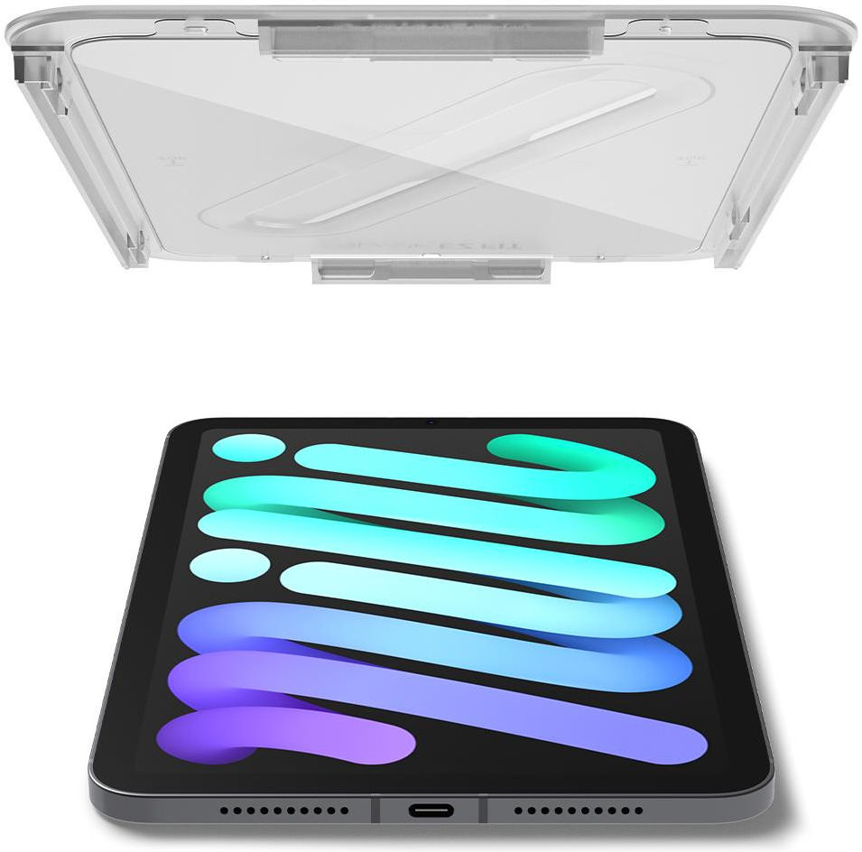 Spigen EZ Fit Glas.tR Apple iPad Mini 6 Screen Protector afbeelding 3