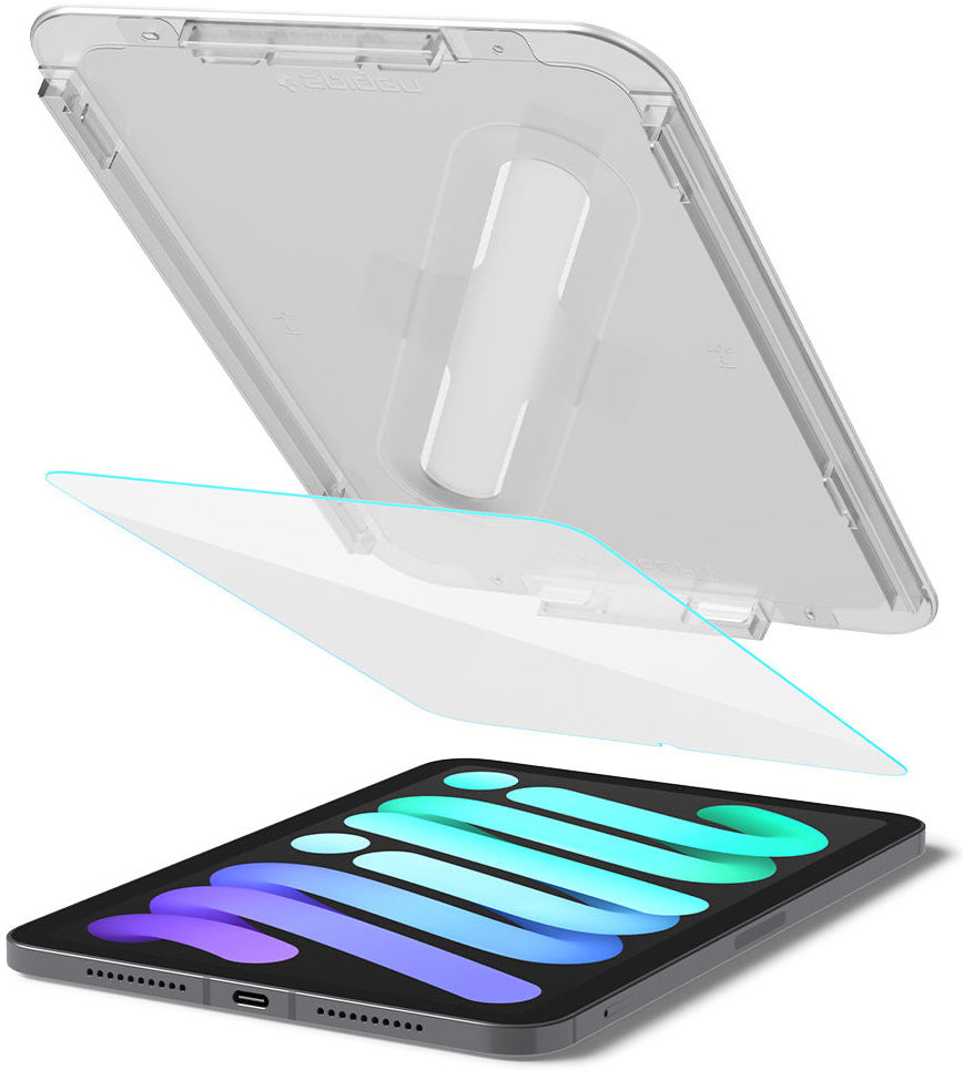 Spigen EZ Fit Glas.tR Apple iPad Mini 6 Screen Protector afbeelding 7