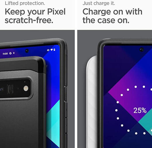 Spigen Tough Armor Google Pixel 6 Pro Hoesje Back Cover Zwart afbeelding 6