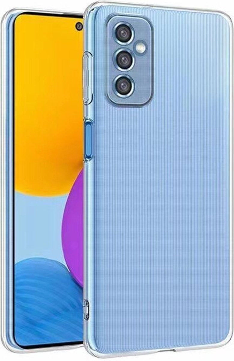Samsung Galaxy M52 5G Hoesje Dun TPU Back Cover Transparant afbeelding 1