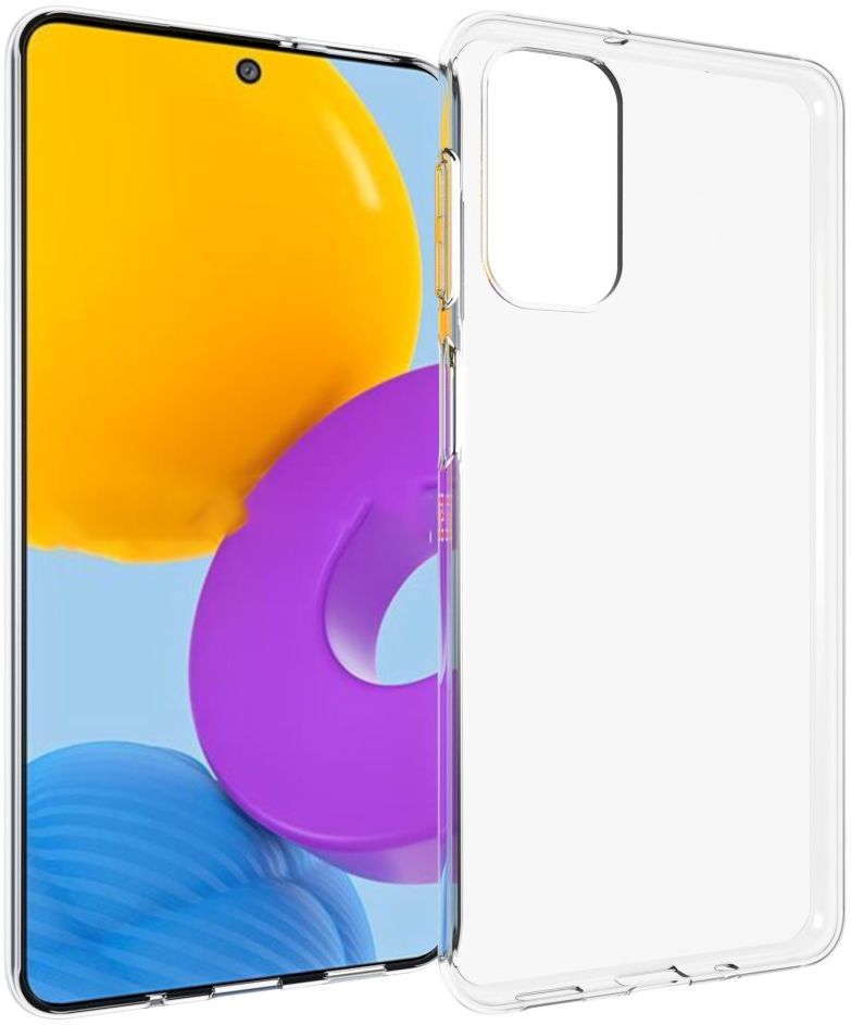 Samsung Galaxy M52 5G Hoesje Dun TPU Back Cover Transparant afbeelding 2