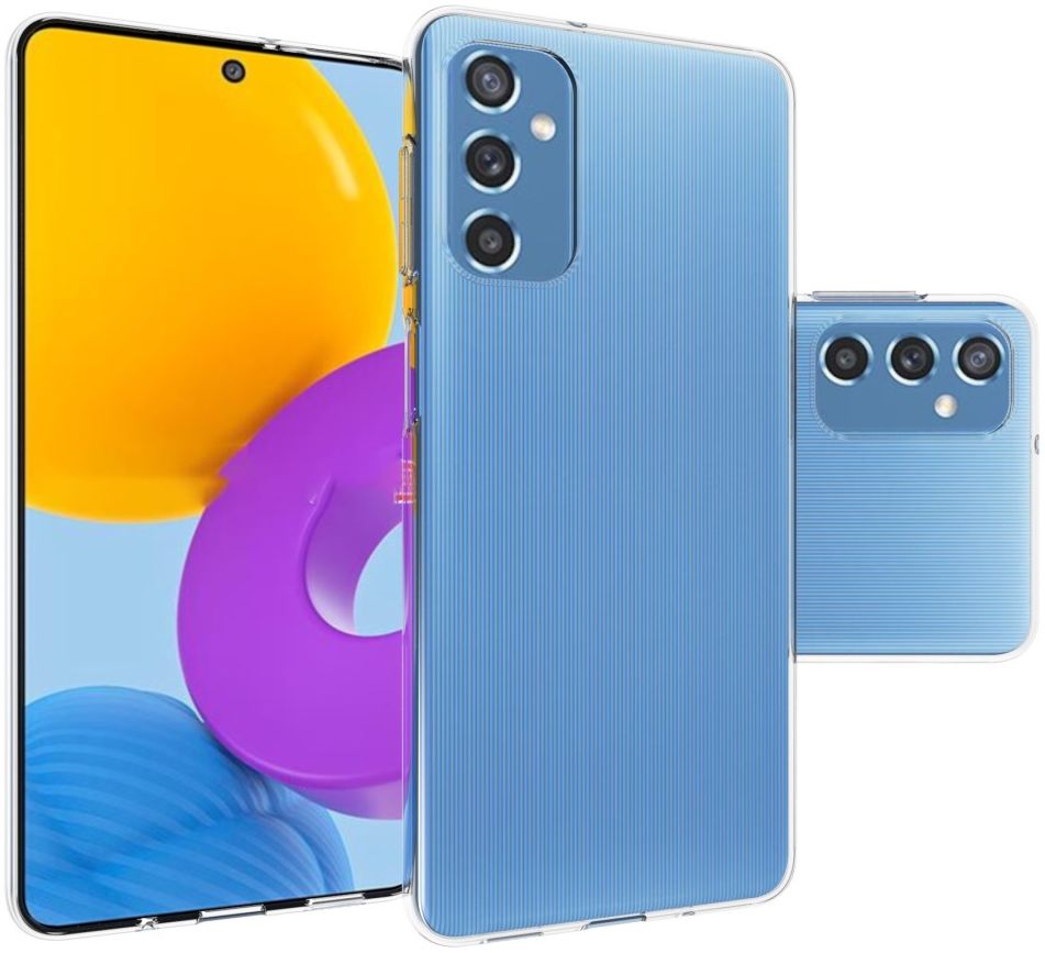 Samsung Galaxy M52 5G Hoesje Dun TPU Back Cover Transparant afbeelding 3