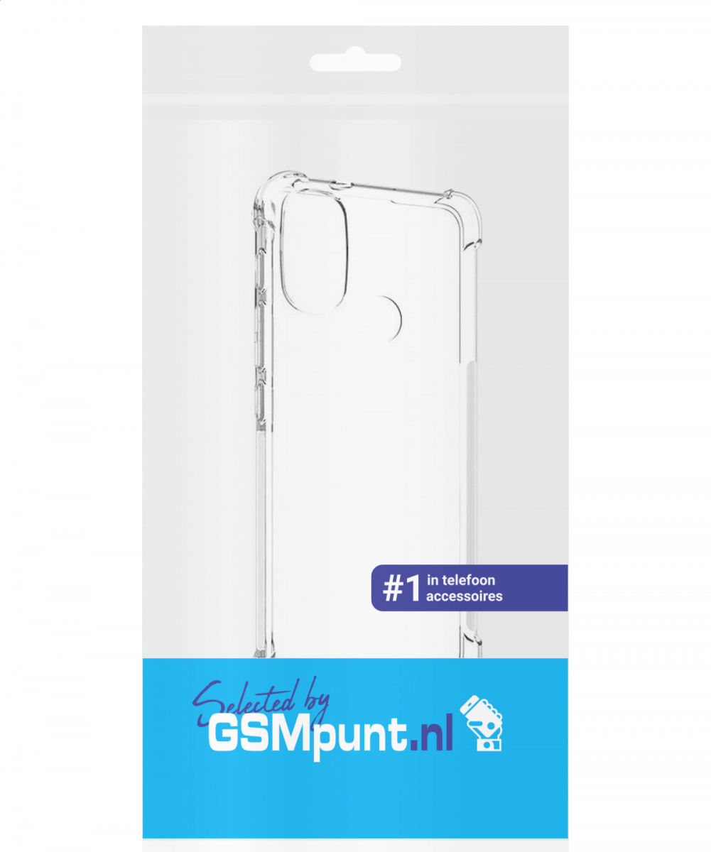 Motorola Moto E30/E40 Hoesje Schokbestendig TPU Back Cover Transparant afbeelding 11