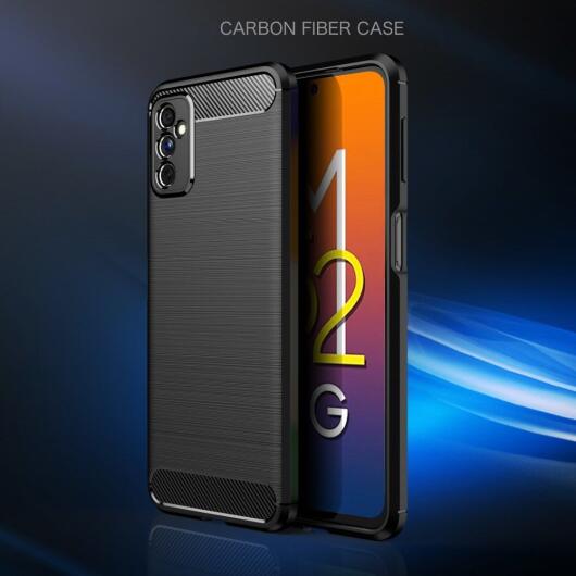 Samsung Galaxy M52 5G Hoesje Geborsteld TPU Flexibele Back Cover Zwart afbeelding 10