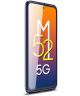 Samsung Galaxy M52 5G Hoesje Geborsteld TPU Flexibele Back Cover Blauw