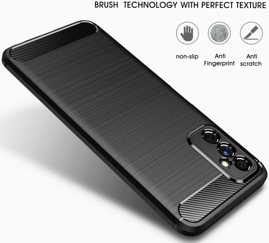 Samsung Galaxy M52 5G Hoesje Geborsteld TPU Flexibele Back Cover Blauw afbeelding 7