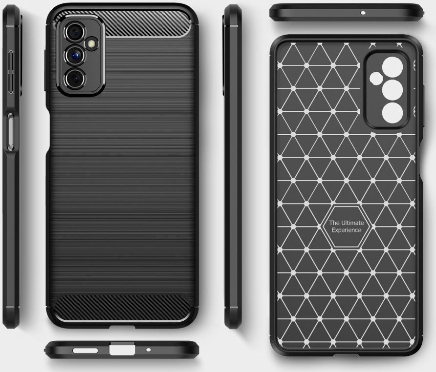 Samsung Galaxy M52 5G Hoesje Geborsteld TPU Flexibele Back Cover Blauw afbeelding 12