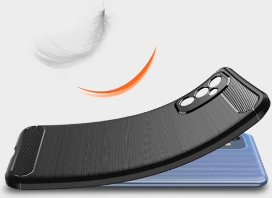 Samsung Galaxy M52 5G Hoesje Geborsteld TPU Flexibele Back Cover Blauw afbeelding 10