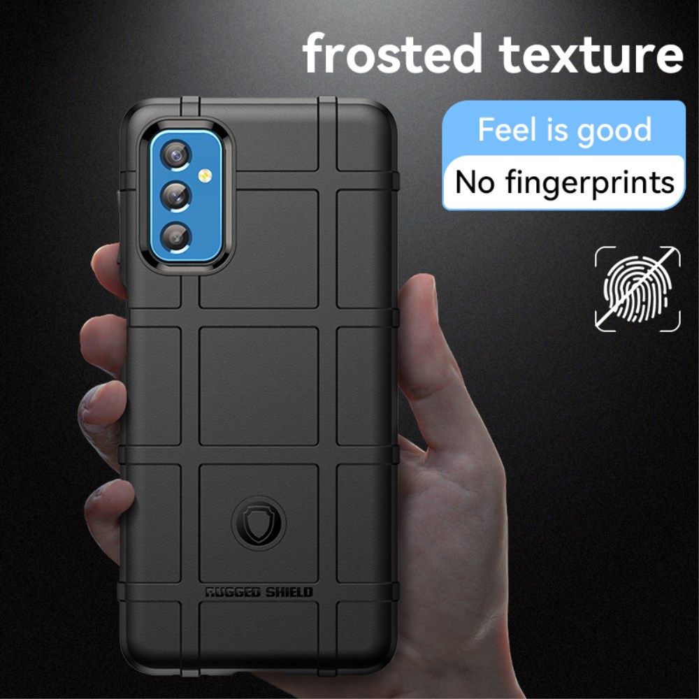 Samsung Galaxy M52 5G Hoesje Shock Proof Rugged Back Cover Blauw afbeelding 5