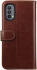 Rosso Element Motorola Moto E30/E40 Hoesje Book Cover Wallet Bruin afbeelding 2