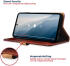 Rosso Element Motorola Moto E30/E40 Hoesje Book Cover Wallet Bruin afbeelding 3