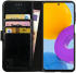 Rosso Element Samsung Galaxy M52 5G Hoesje Book Cover Wallet Zwart afbeelding 1