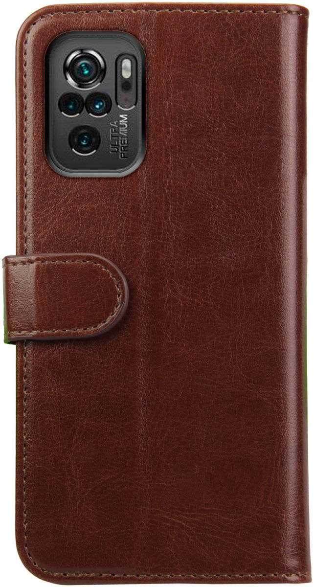 Rosso Element Xiaomi Redmi 10 Hoesje Book Cover Wallet Bruin afbeelding 2