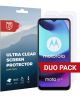 Rosso Motorola Moto E20 Ultra Clear Screen Protector Duo Pack