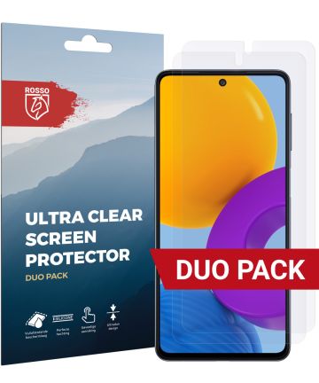 Rosso Samsung Galaxy M52 5G Ultra Clear Screen Protector Duo Pack Screen Protectors