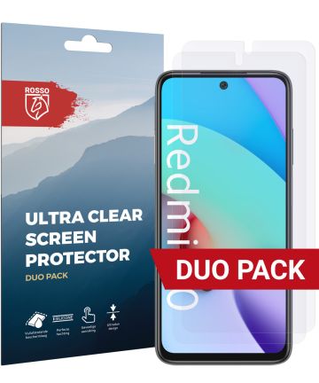 Rosso Xiaomi Redmi 10 Ultra Clear Screen Protector Duo Pack Screen Protectors