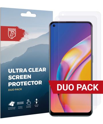 Rosso Oppo Reno5 Lite Ultra Clear Screen Protector Duo Pack Screen Protectors