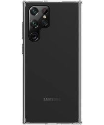 Samsung Galaxy S22 Ultra Hoesje Schokbestendig en Dun TPU Transparant